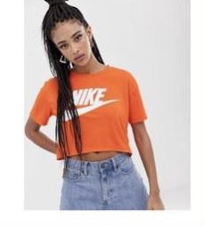 Футболка Nike укороченная, размер L
