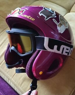 Горнолыжный шлем р.53-56