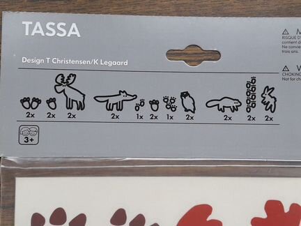 Новые наклейки Икеа Tassa