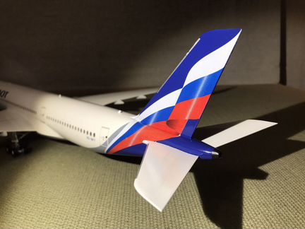 Модель самолёта Airbus A350 Аэрофлот Aeroflot