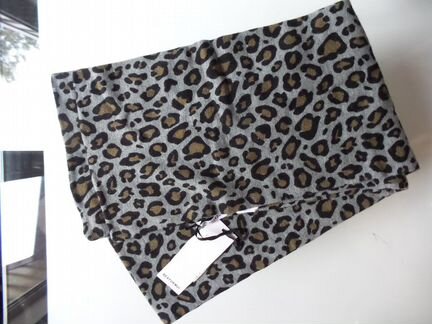 Новый леопардовый шарф шерсть кашемир
