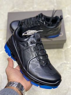 Кроссовки ecco (экко) кожаные