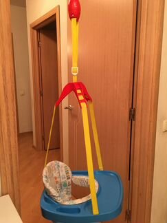 Подвесные прыгунки с сидением и столиком на дверь