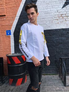 Свитшот - yuan / Кастом / Белый / дизайнерский