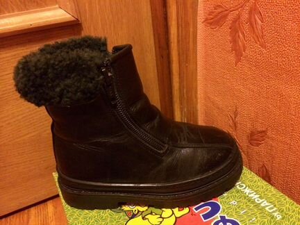Ботинки зимние (нат. кожа, нат. мех)