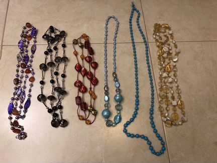 Бижутерия бусы браслеты кольца серьги цепочки