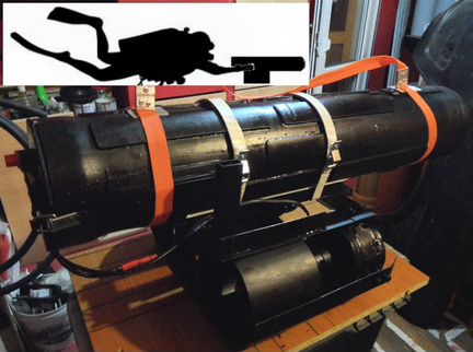 2х моторный подводный скутер буксировщик 48-100а/ч