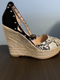 Босоножки на танкетке, летняя обувь, сабо, танкетк