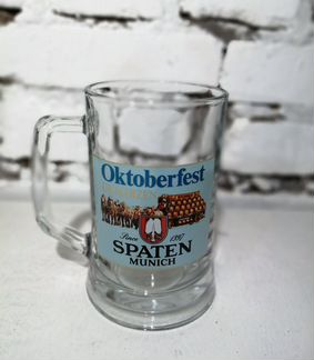 Кружки 1л-0,5л Pilsner Urquell, Spaten, Lwenbru