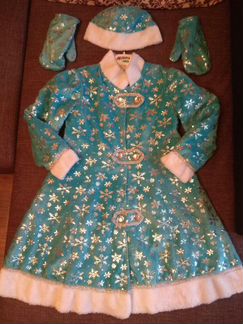 Карнавальный костюм Снегурочки