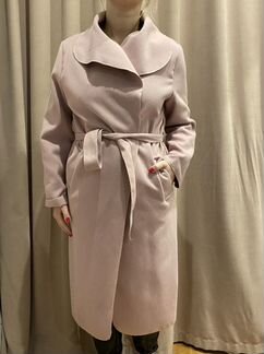 Пудровое пальто новое