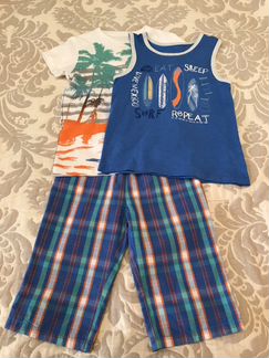 Комплект Mothercare (бриджи+2 футболки)