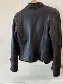 Дубленка натуральная кожа, цигейка (Италия)