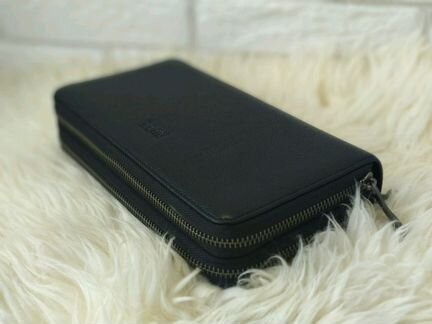 Кошелёк мужской кожаный клатч Воss