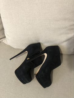 Zanotti ботильоны замшевые