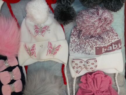 Шапки на детей и взрослых