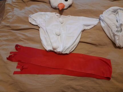 Костюм снеговика 122-128 Польша