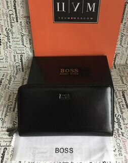 Мужской клатч кожаный Hugo Boss Lux Мужские сумки