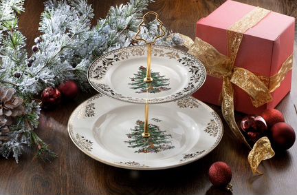 Рождественский салатник с ложкой Spode Christmas t