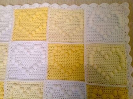 Детский пледик (новый,ручная работа)