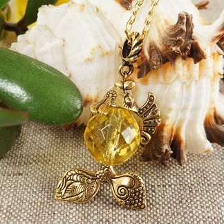 Подвеска Рыбка №9 (чешское стекло)