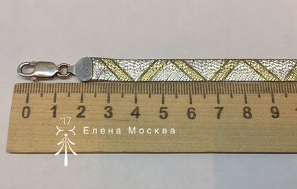 Браслет серебро Италия