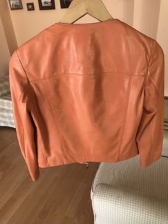 Кожаная куртка massimo dutti