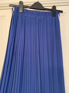 Юбка плиссе длинная в пол длина макси