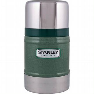 Термос для еды Stanley Classic 0.5L Vacuum Food Jar Hammertone Green