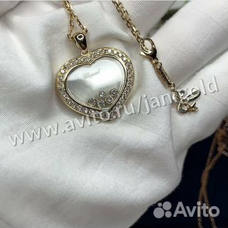 Золотой кулон с цепочкой