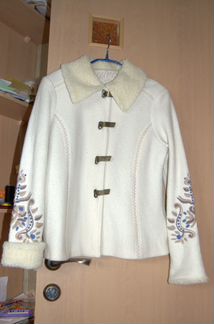 Шерстяное полупальто IseLandic Design 46-48