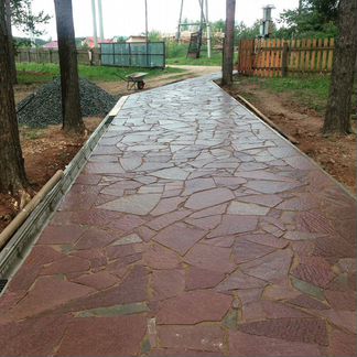 Плитняк Лемезит для дорожек, площадок и парковок