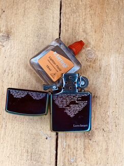 Новая Бензиновая зажигалка градиент сердце