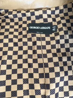Кожаная куртка Armani