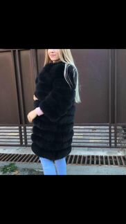 Шуба из песца