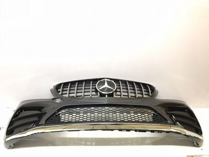 Бампер передний AMG w205 рестайлинг