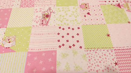 Комплект в кроватку Споки ноки Совы, цвет: розовый