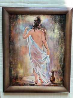 Картина «Купальщица» холст, маслом