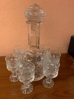 Дятьковский водочный набор, хрусталь