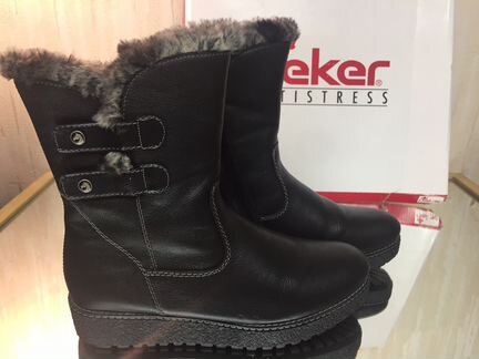 Сапоги зимние кожаные мех Remonte 36 новые