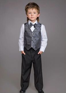 Костюм тройка на мальчика 128