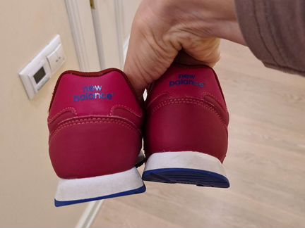 Бордовые New Balance 38