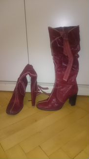 Женские сапоги натуральная кожа р.38