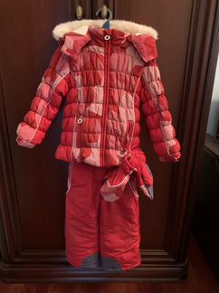 Зимний костюм для девочки Chicco 104см