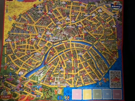 Игра настольная «Я шагаю по Москве»