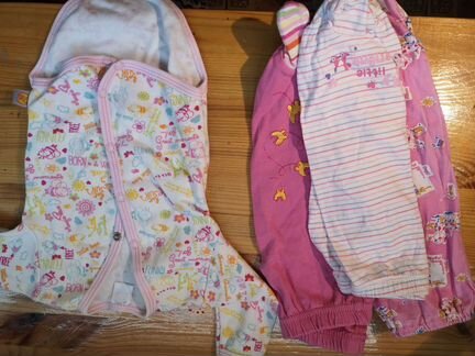 Вещи пакетом на девочку 0-3 мес