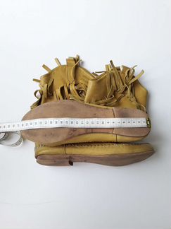 Сапоги полусапожки кожанные женские осенние