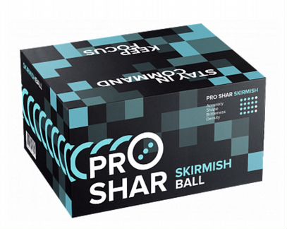 Шары для пейнтбола PRO-shar skirmish-NEW 2000 шт