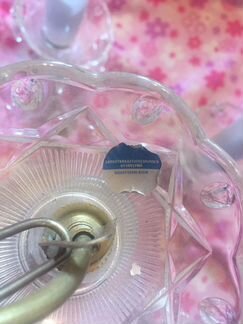 Люстра и бра хрусталь Чехия