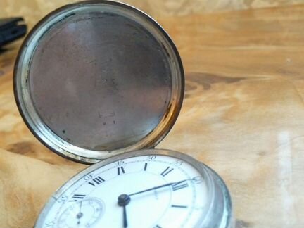 Часы карманные Tobias droite. Серебро. Золочение